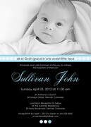 Vivid Christening Invitations-
