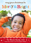 Merry & Bright -  Christmas cards