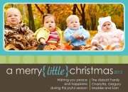 Merry Little Christmas 2 - Baby Christmas Cards