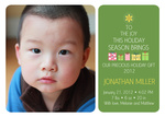 Holiday Newborn Announcement - Holiday Happy