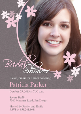 Bridal Shower Invitations, Flower Her Shower Design