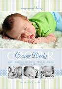 Nursery Blue -  Adoption Birth Announcements
