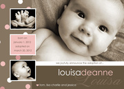  Adoption Birth Announcements - Pinky Dot Girl