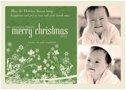 Christmas Flowers - Baby Christmas Cards