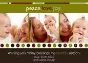 Holiday Spotlight - Baby Christmas Cards
