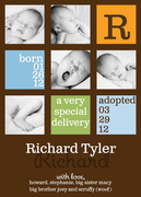 Baby's Best Blocks -  Adoption Birth Announcements