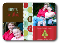 Frilly Merry-Grandparents Holiday Cards