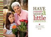 Grandparents Holiday Cards - Lil Christmas