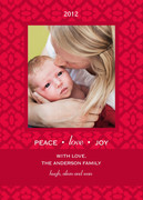 Baby Christmas Cards - Joy Frame