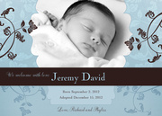  Adoption Birth Announcements - Sky Blue Beauty
