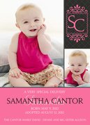 Very Special Girl -  Adoption Birth Announcements