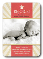 Baby Christmas Cards - Christmas Rejoice