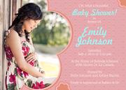  Baby Shower Invites - Pink Extravaganza
