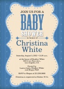 Baby Shower Invitations - Blueberry Baby
