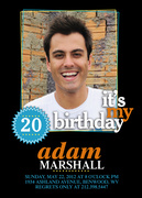 Snapshot B-Day -  Adult Birthday Party Invitations