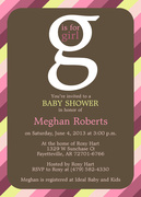 Baby Shower Invitations - Big G