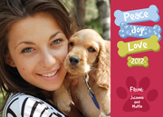 Cherry Paws-Dog Christmas Cards