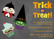 Halloween Invitations - Halloween Sweets