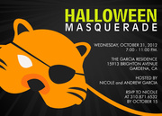 Halloween Masquerade -  Halloween Party Invitations