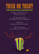 Halloween Invitations - Tricks 'n Treats