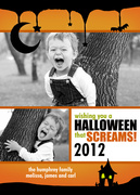 halloween photo cards - Halloween Moon