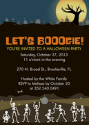 Boogie Nights -  Halloween Party Invitations