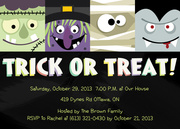 Silly Ghoul Special - Halloween Invitations