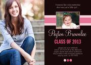 Fly By Rose - graduation party invitations