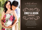  Baby Shower Invites - Parents-to-Be Pink