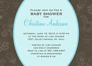 Baby Shower Invitations - Baby Toys Blue
