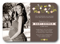 Fun Flower Power -  Baby Shower Invites
