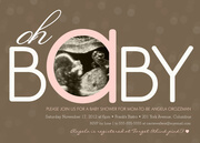 Oh Baby Pink - Baby Shower Invitations
