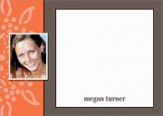 Orange Burst - Thank You Cards