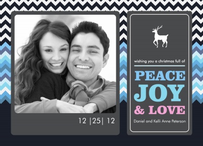 Personalized Holiday Cards, Reindeer Dance Design