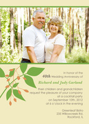 Harvest Branch -  Photo Anniversary Invitations