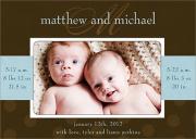  Twin Baby Announcements - Twin Dots