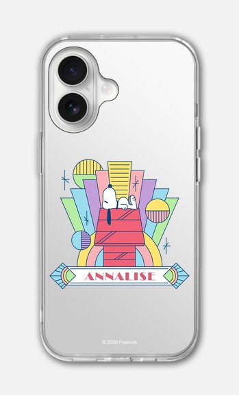 PEANUTS Deco Doghouse Clear Case Custom iPhone 16 Case PEANUTS Deco Doghouse Clear Case Custom iPhone 16 Case